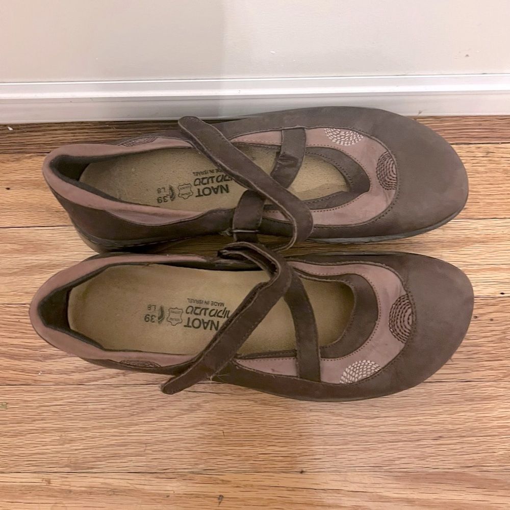 Naot Shell Collection Lagos Mauve And Brown Mary … - image 4